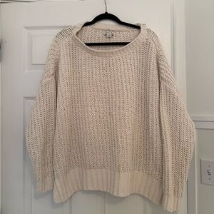 American Eagle Outfitters Off-White Knit Sweater